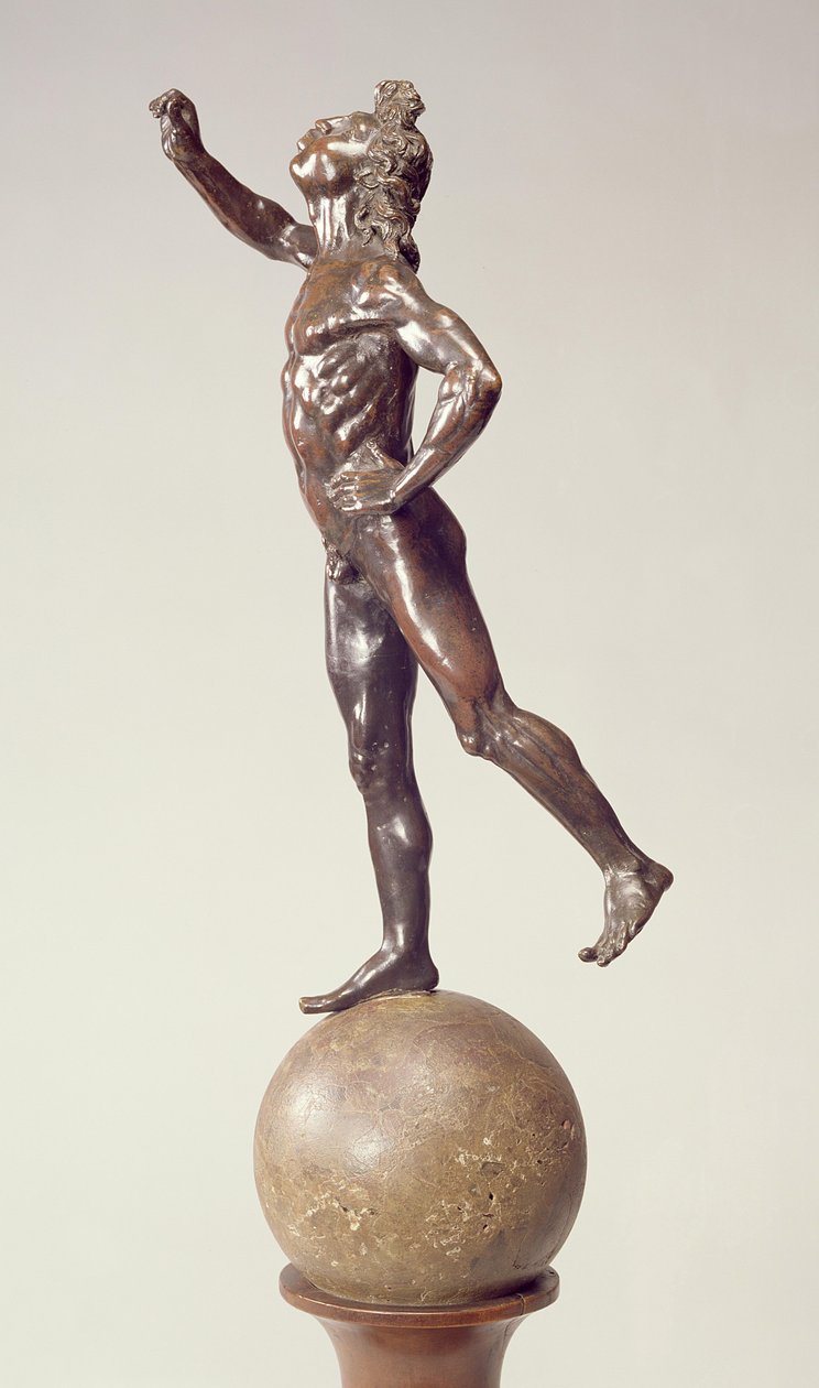 Mercury szökőkútfigurája, Firenze, 1515 (bronz) alkotó: Giovanni Francesco Rustici