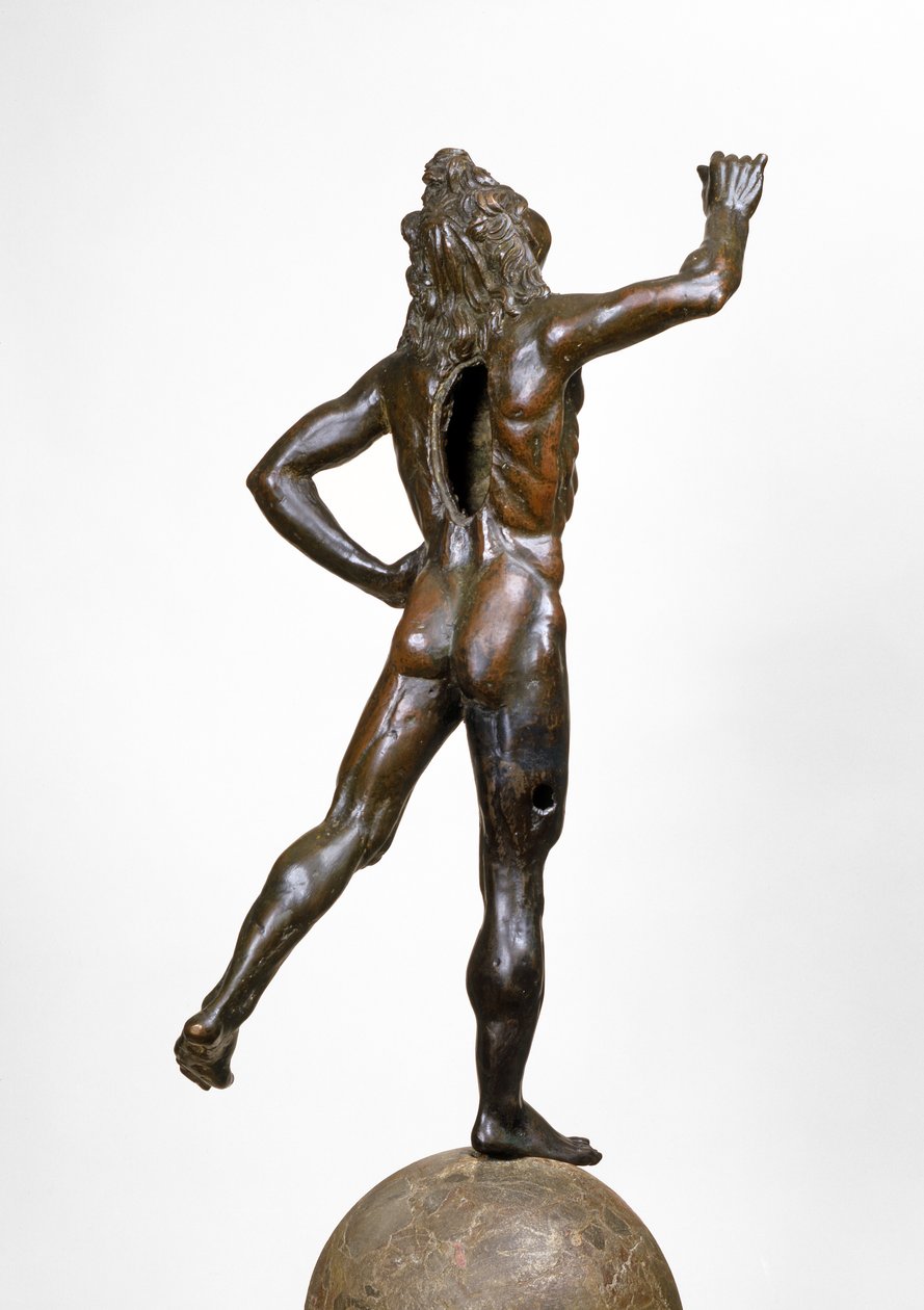 Mercury Taking Flight, 1515 körül (rézötvözet, breccsa és fa) alkotó: Giovanni Francesco Rustici