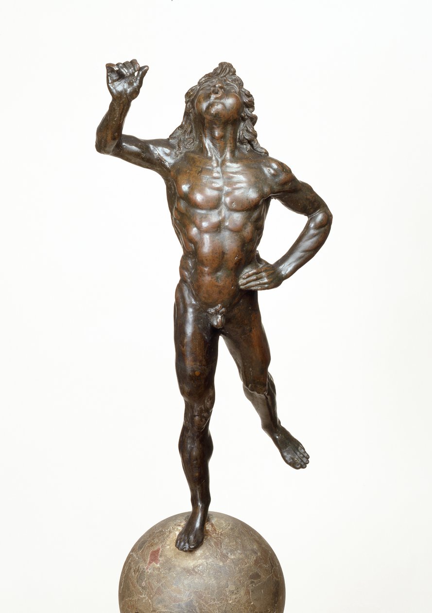 Mercury Taking Flight, 1515 körül (rézötvözet, breccsa és fa) alkotó: Giovanni Francesco Rustici