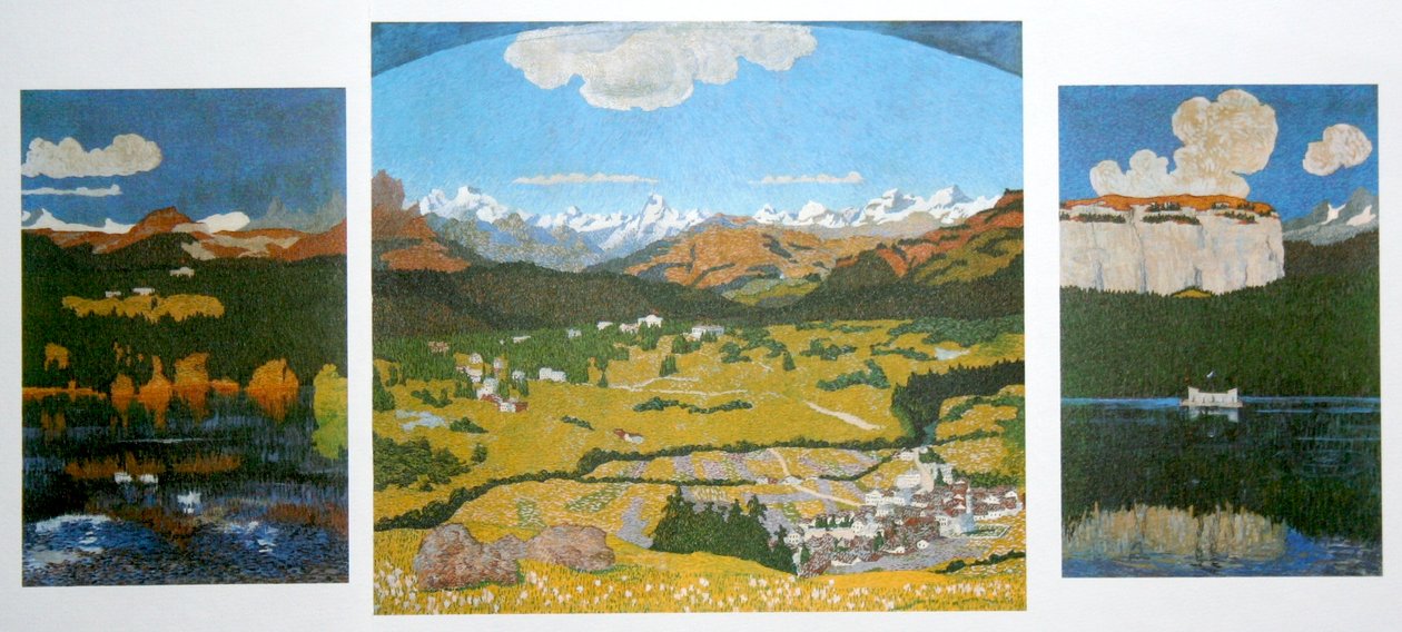 Flims Panorama Angol: The Flims Panorama alkotó: Giovanni Giacometti