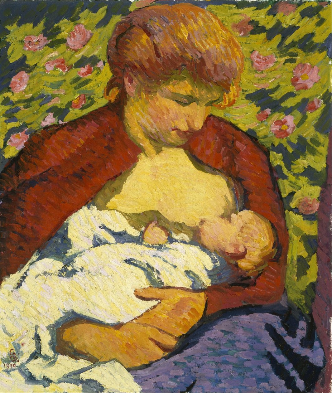 Fiatal anya alkotó: Giovanni Giacometti