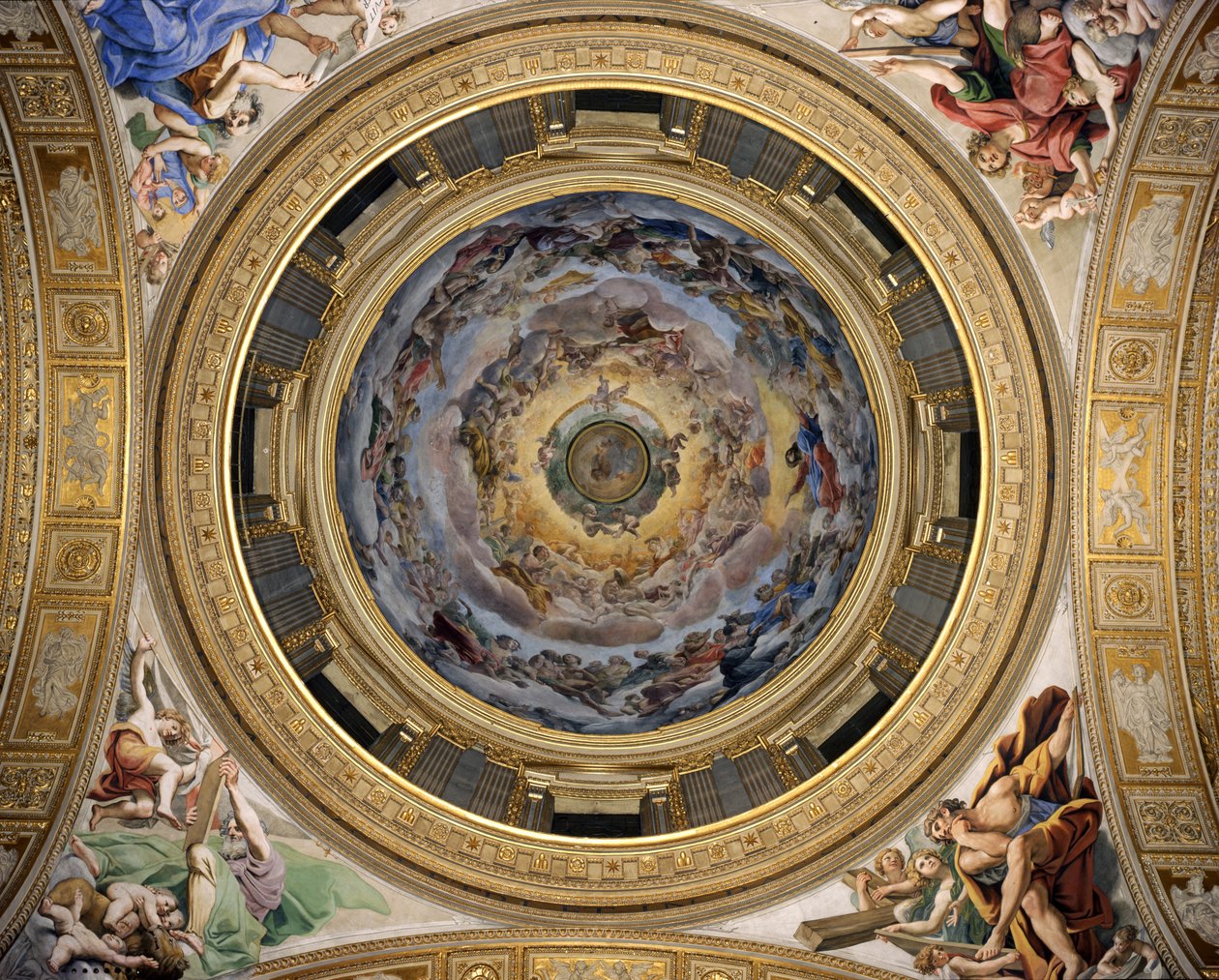 A Paradicsom dicsősége, 1627 alkotó: Giovanni Lanfranco