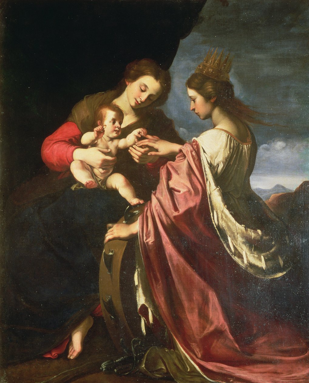 Szent Katalin misztikus házassága alkotó: Giovanni Mannozzi