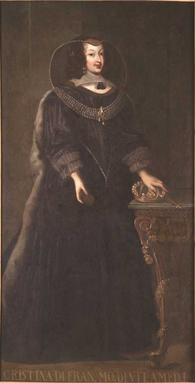 Francia Christina portréja alkotó: Giovanni Panealbo or Panalbo
