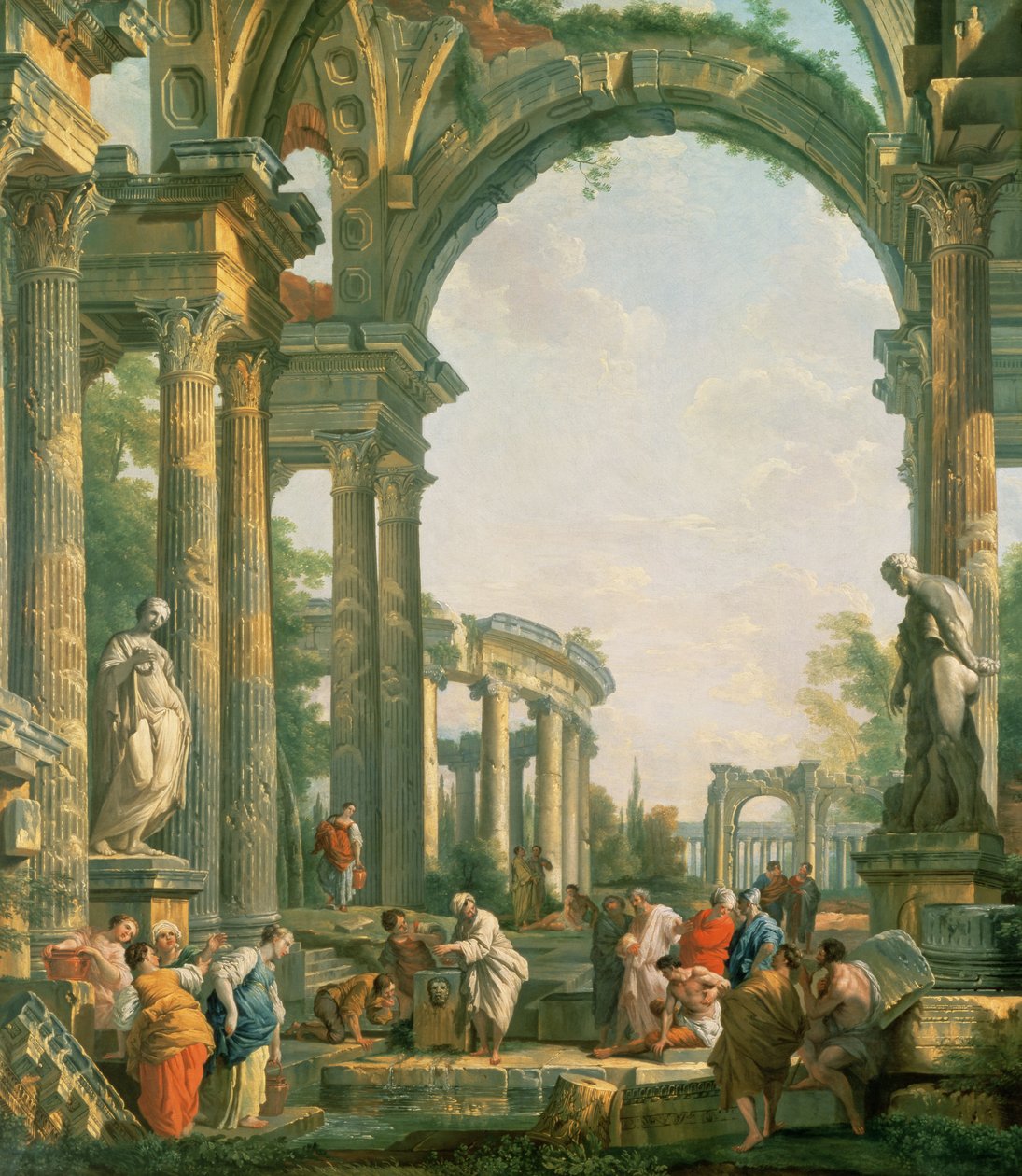 Klasszikus romok, 18. század alkotó: Giovanni Paolo Pannini