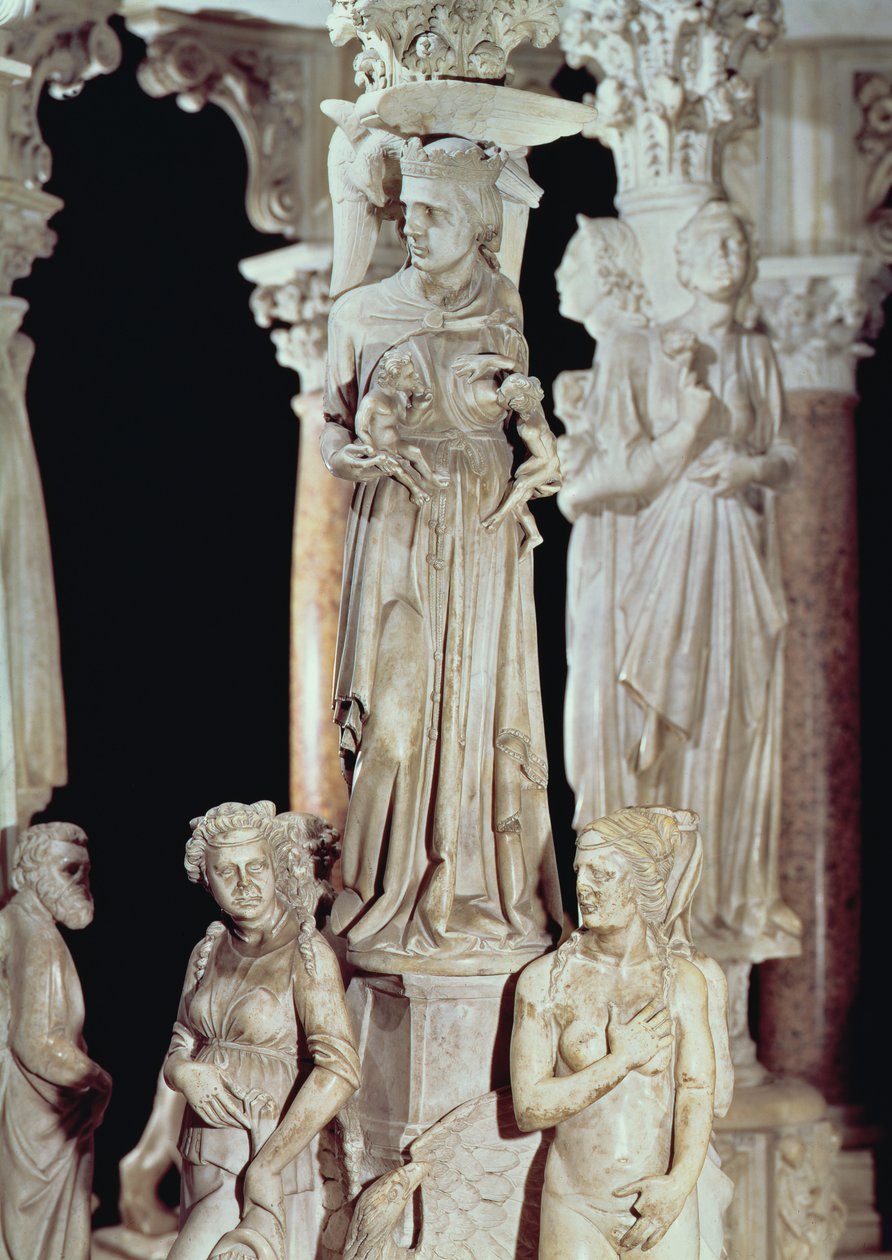 Szószék, részlet (márvány) (részletesen lásd: 124320) alkotó: Giovanni Pisano