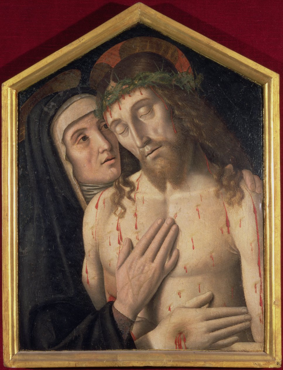 Halott Krisztus siralma alkotó: Giovanni Santi or Sanzio