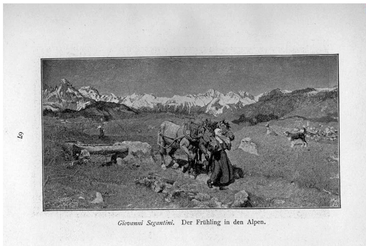 Tavasz az Alpokban alkotó: Giovanni Segantini