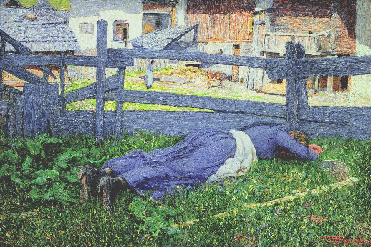 Pihenj az árnyékban alkotó: Giovanni Segantini