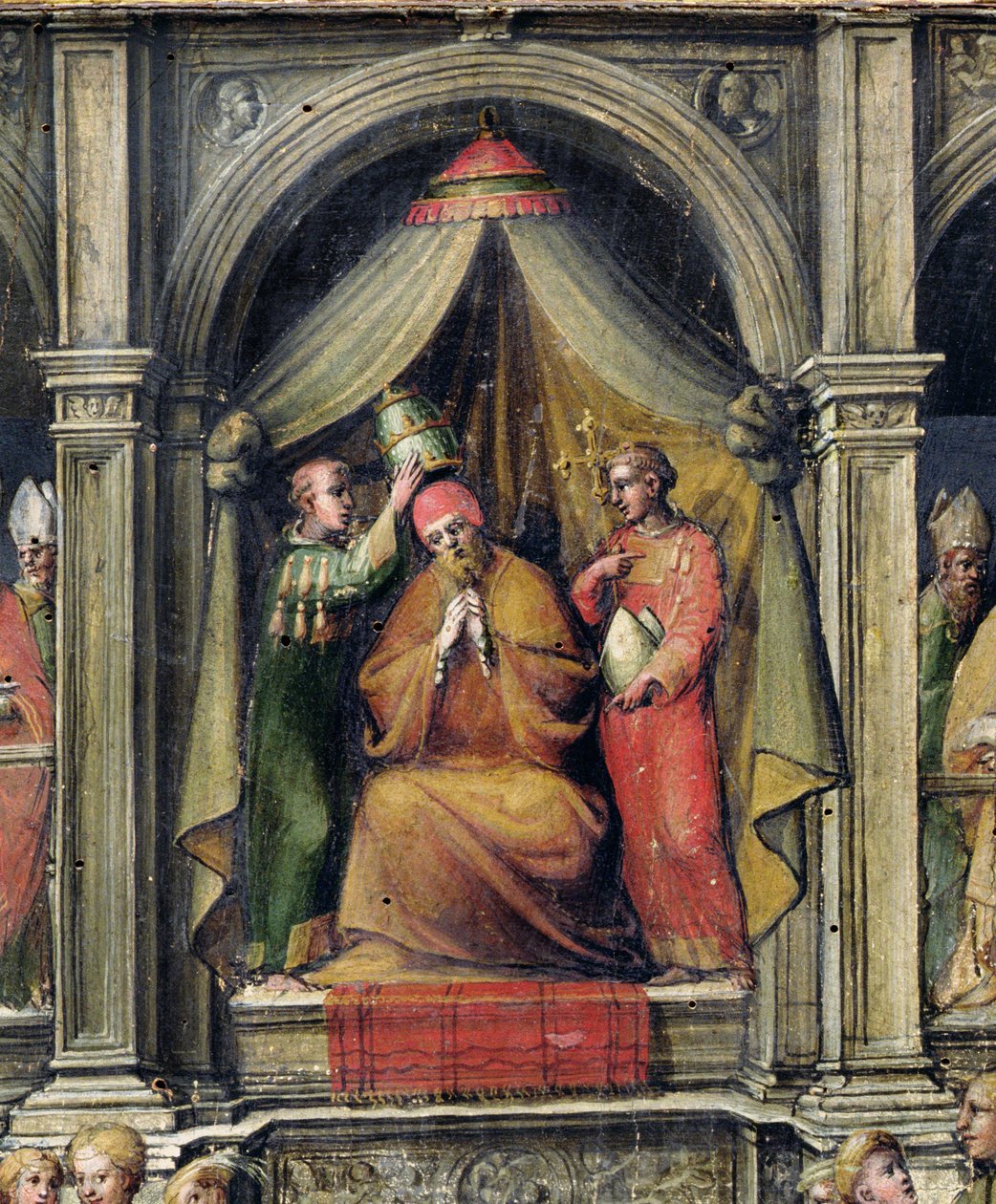 II. Pál pápa megkoronázása (1417-71) 1534 (249277 részlet) alkotó: Giovanni di Lorenzo Cini