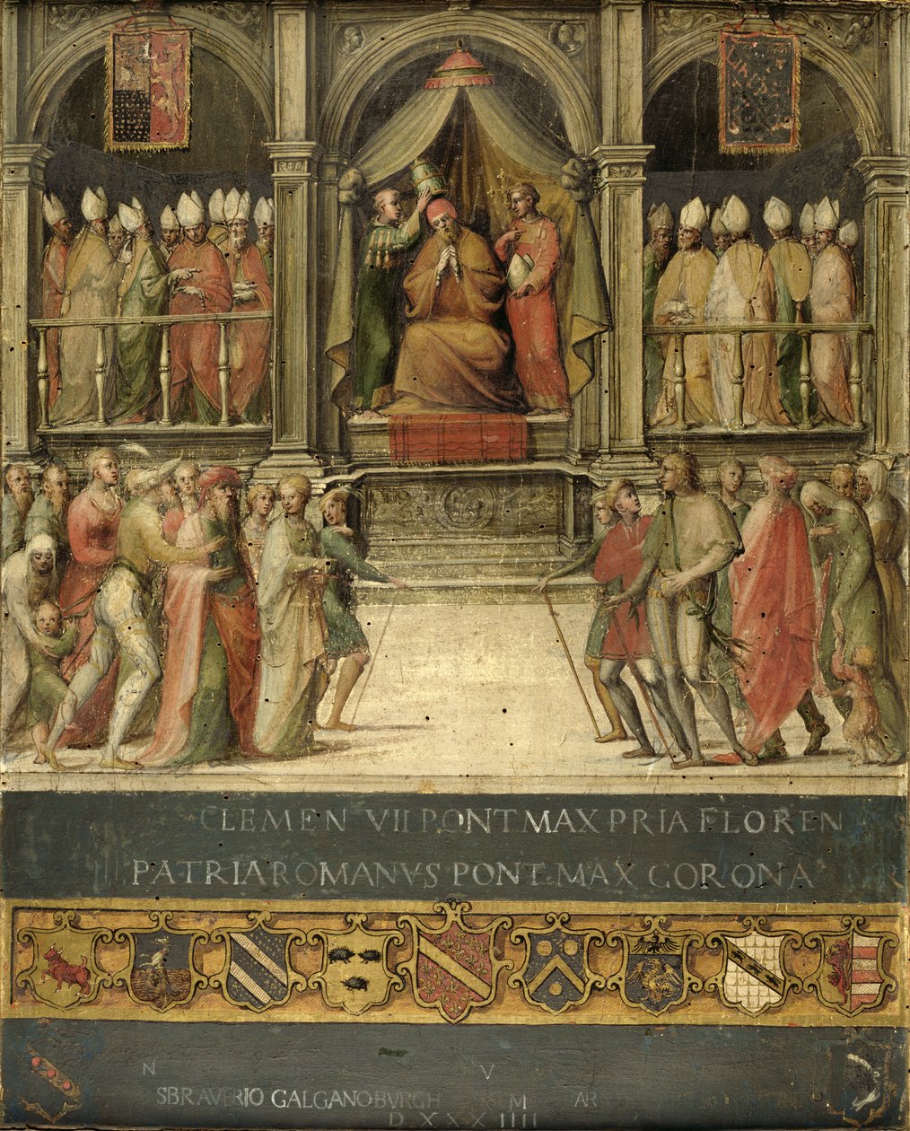 Pál pápa megkoronázása (1417-71) 1534 alkotó: Giovanni di Lorenzo Cini