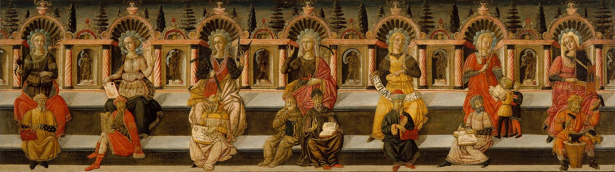 A hét szabadelvű művészet alkotó: Giovanni ser Giovanni di Guidi