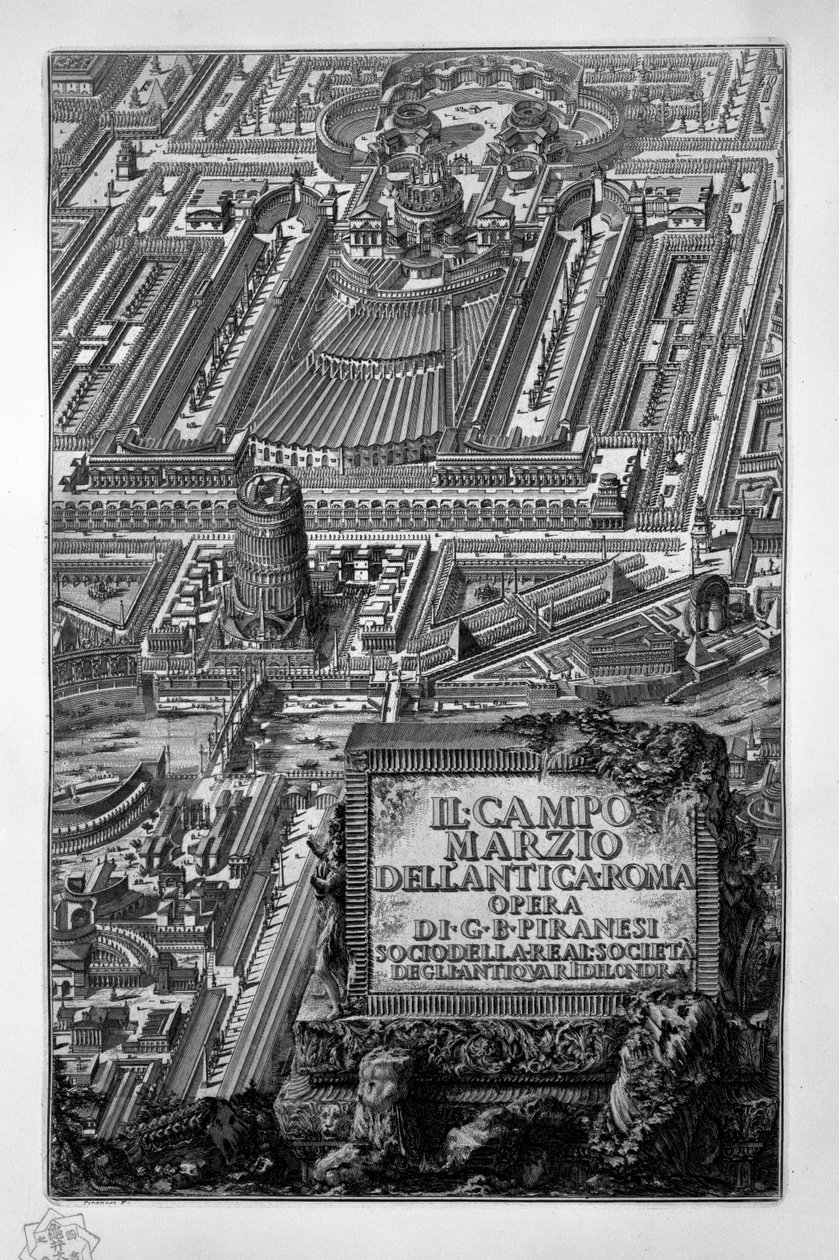 Campo Marzio alkotó: Giovanni Battista Piranesi