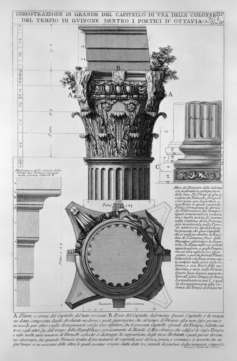 Octavia portikája alkotó: Giovanni Battista Piranesi