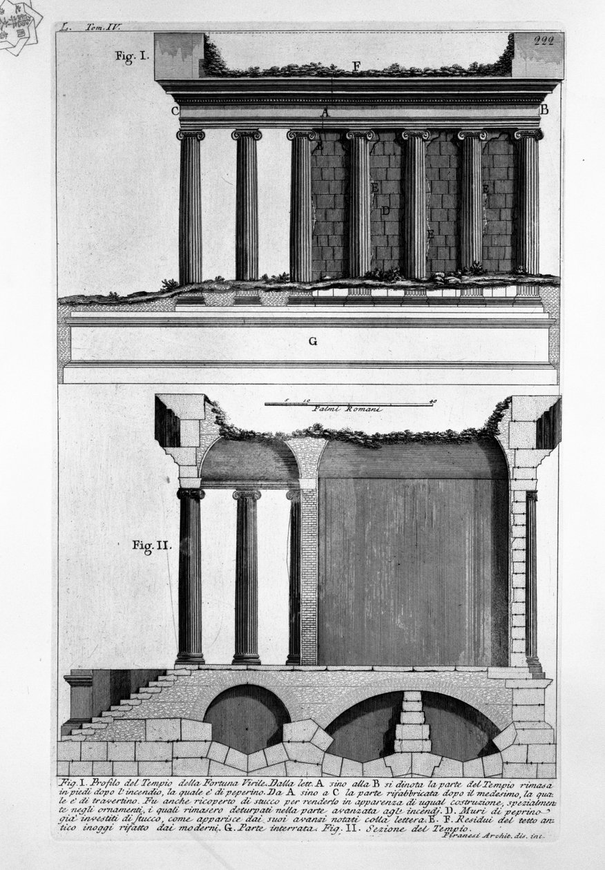 Portunus temploma alkotó: Giovanni Battista Piranesi