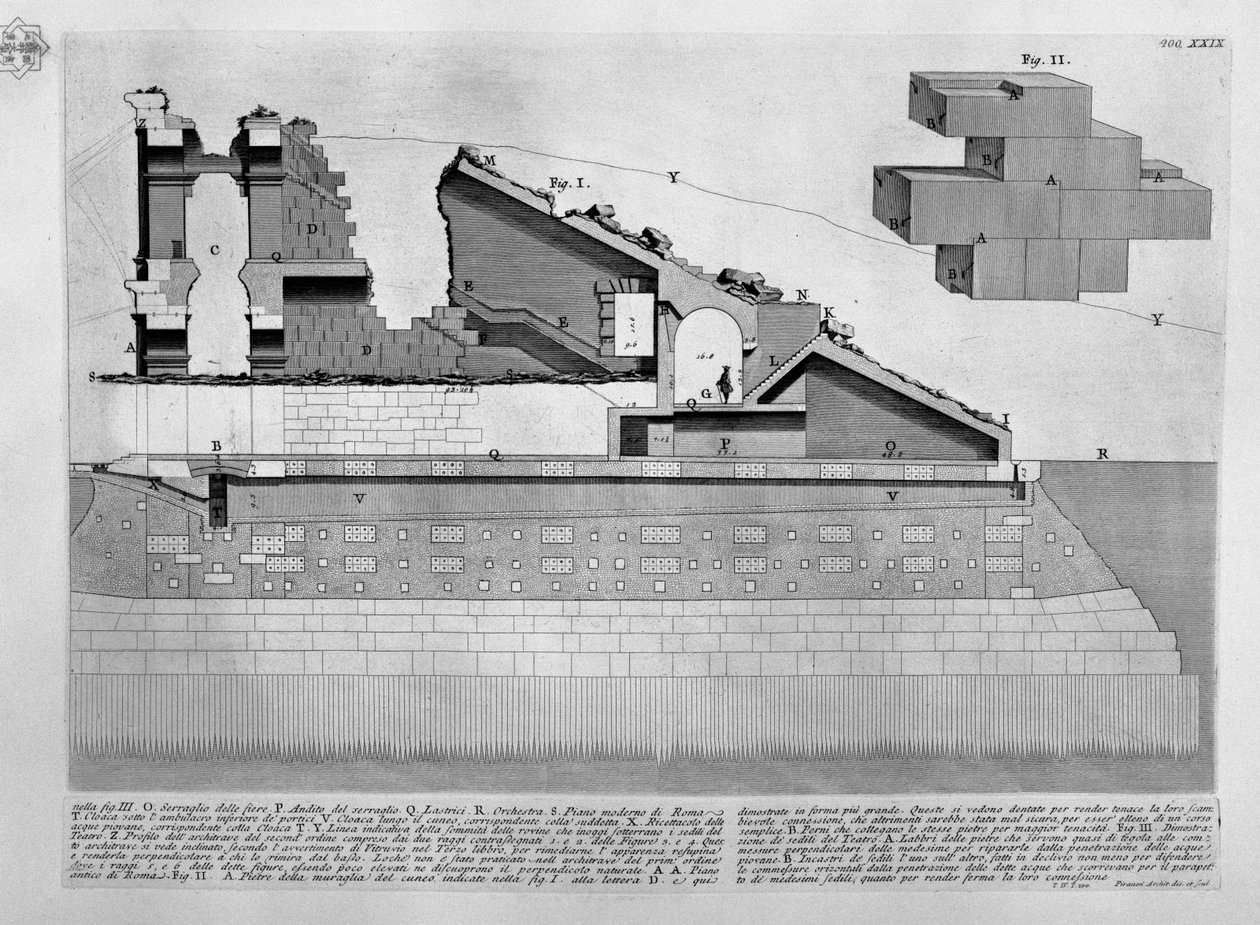 Marcellus Színház alkotó: Giovanni Battista Piranesi