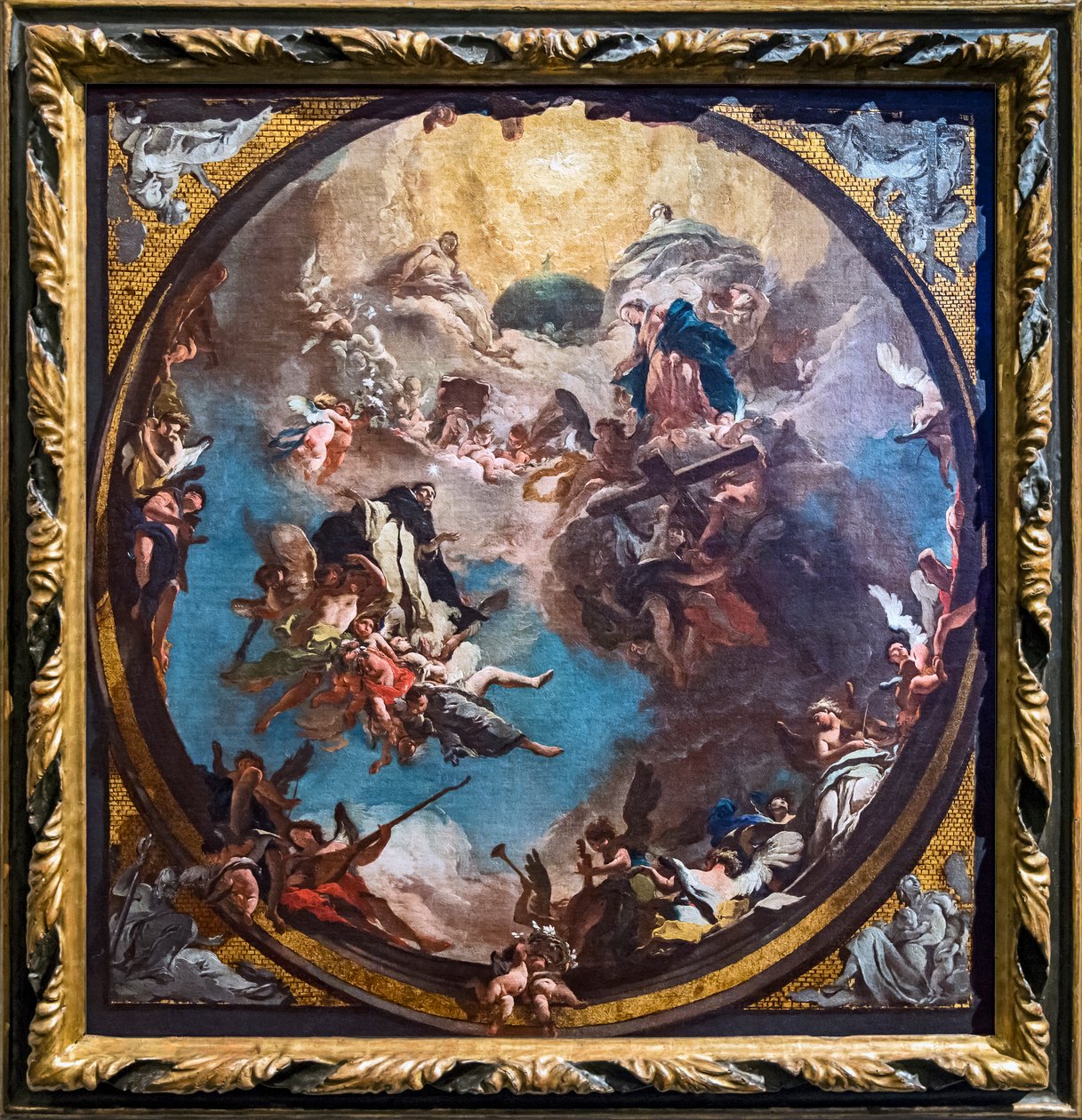 Szent Domonkos dicsősége alkotó: Giovanni Battista Tiepolo