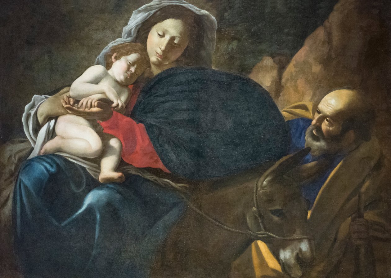 Repülés Egyiptomba alkotó: Giovanni Battista Caracciolo