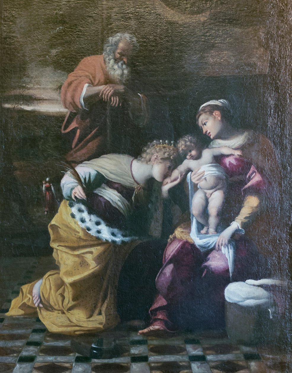 Alexandriai Szent Katalin misztikus esküvője 1600 körül alkotó: Giovanni (1575 1655) Donducci