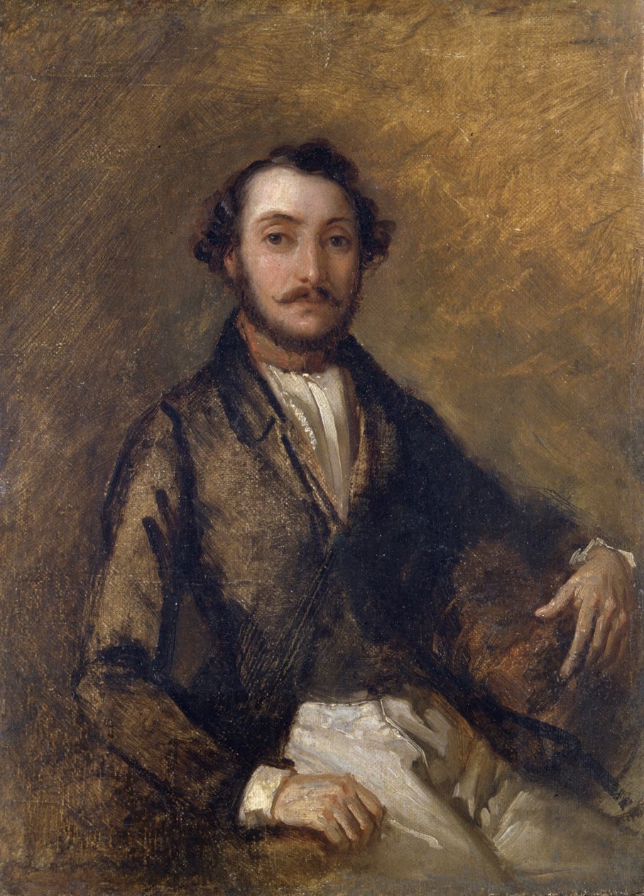 Gaetano Donizetti (1797-1848) olasz zeneszerző portréja. Giovanni Carnovali dit il Piccio festménye (1804-1873) alkotó: Giovanni Carnovali