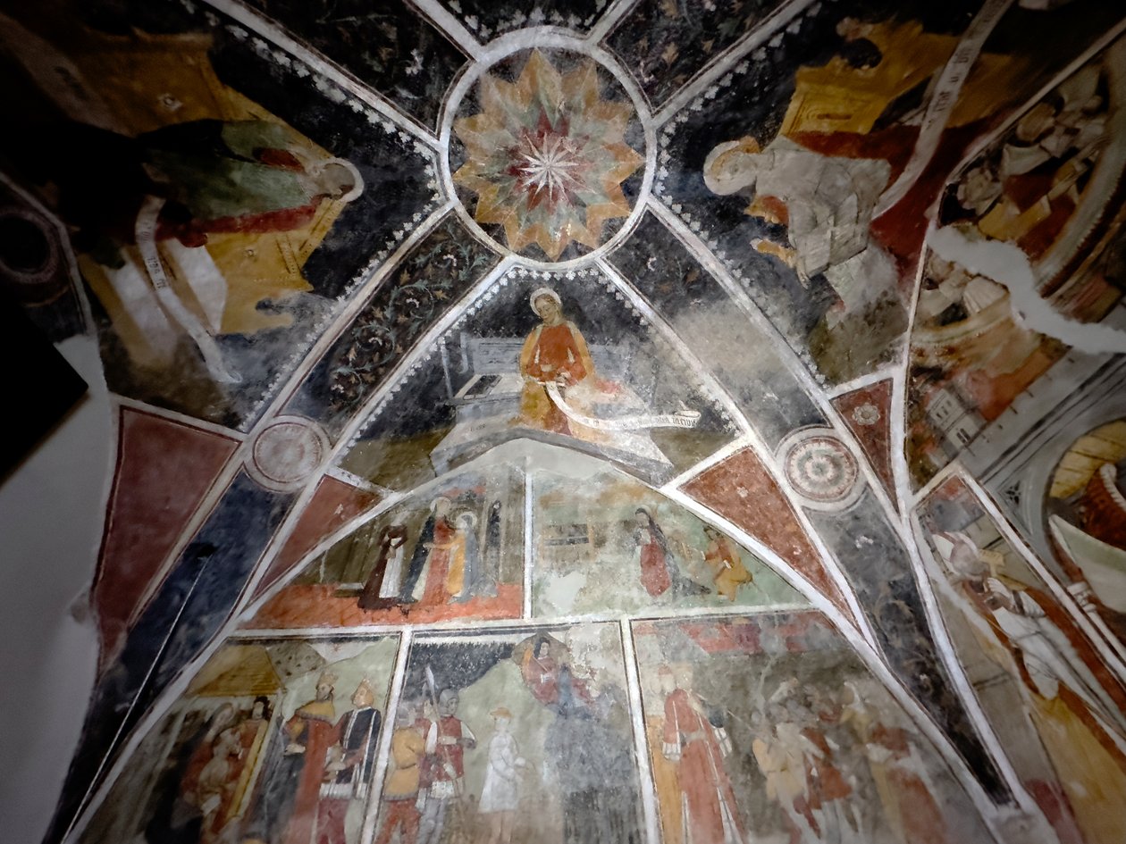 Az Annonciade kápolna freskói, Tende, 1470 körül (freskó) alkotó: Giovanni (attr. to) Baleison