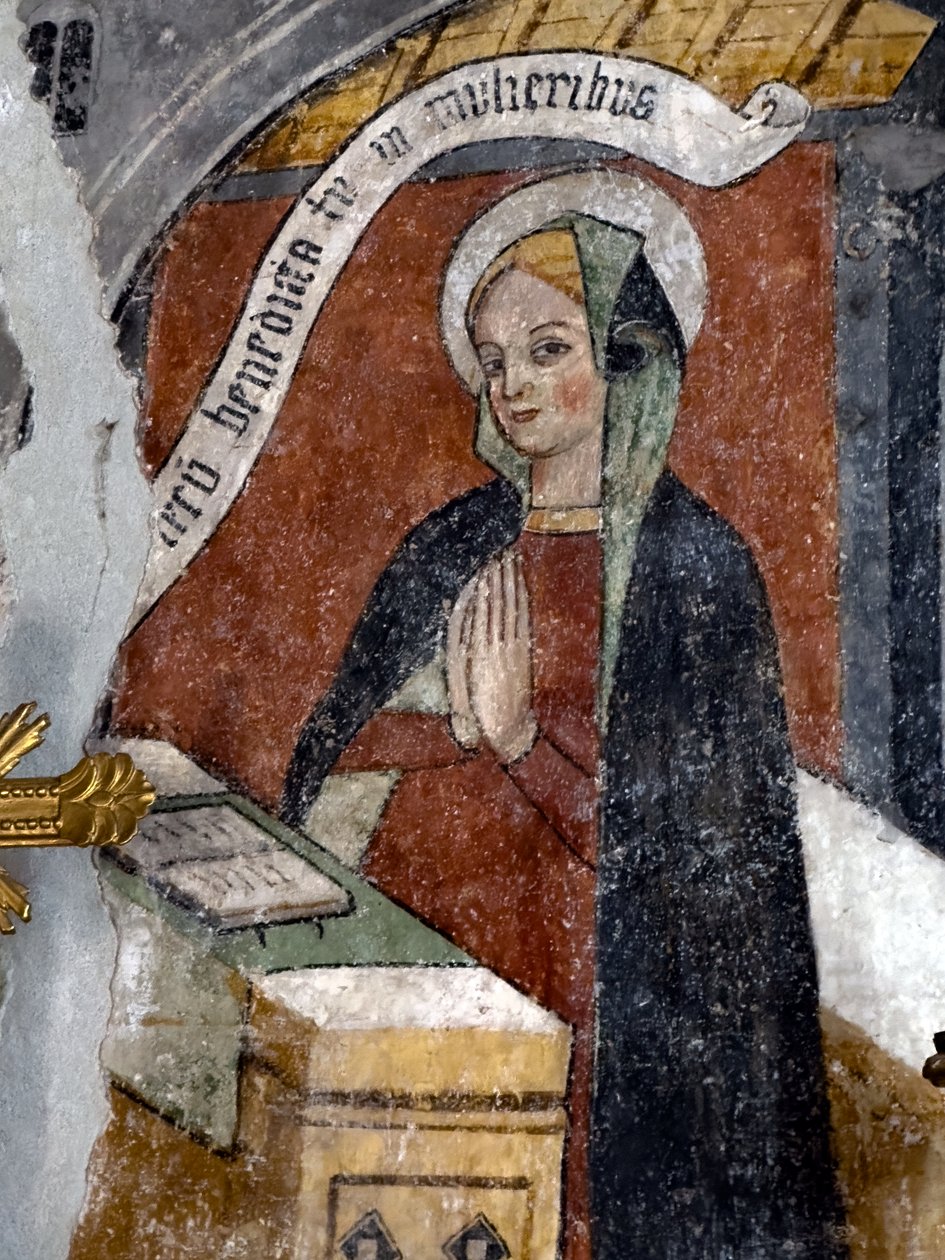 Az Annonciade-kápolna freskói, 1470 körül (freskó) alkotó: Giovanni (attr. to) Baleison