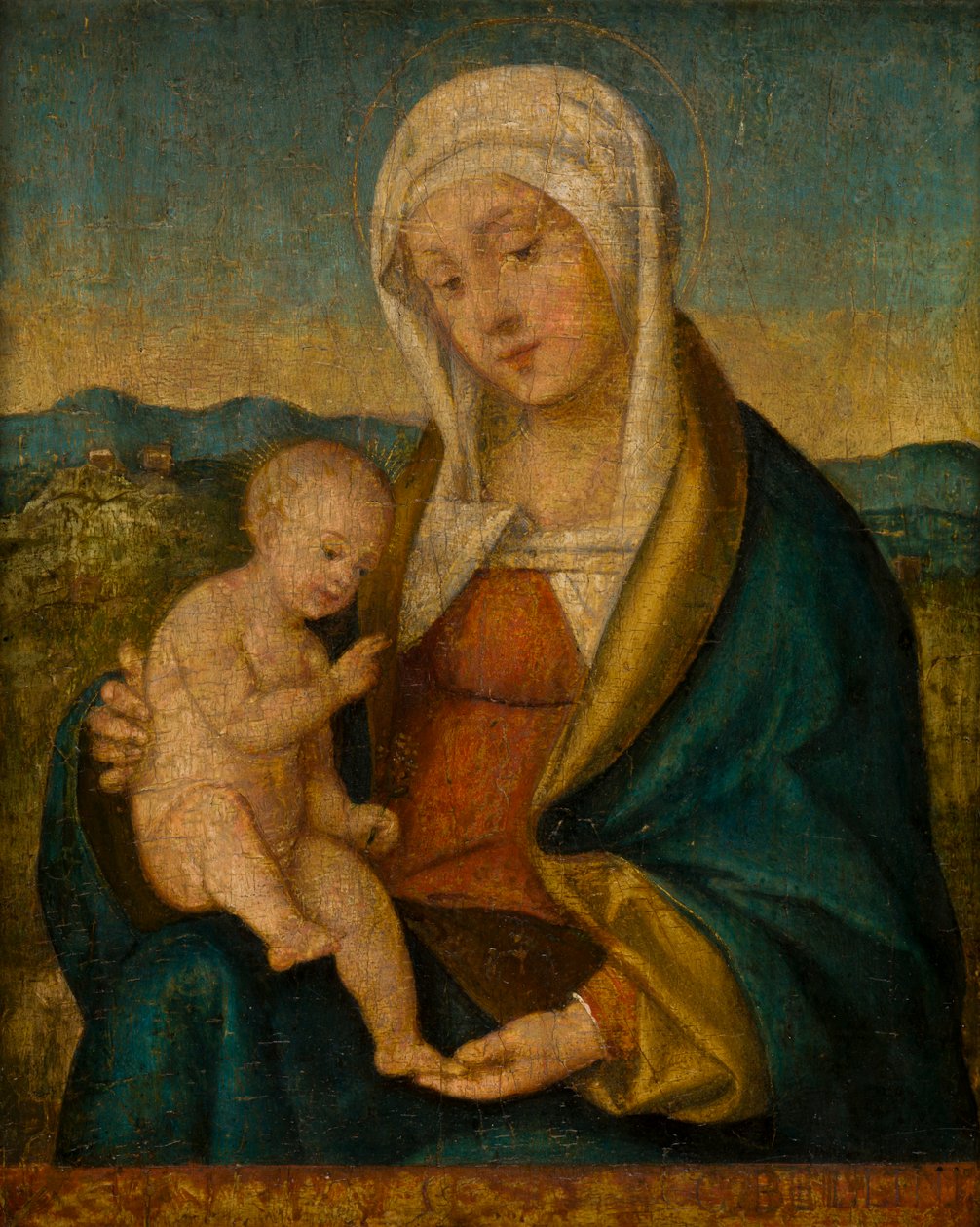Madonna és gyermeke, 1450-1516 körül (olaj, panel) alkotó: Giovanni (style of) Bellini