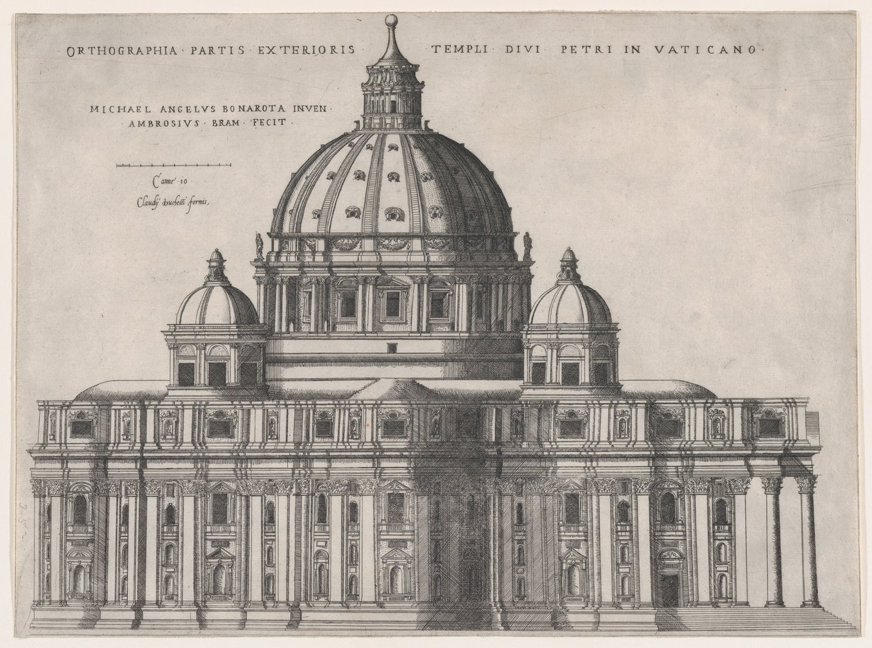 A római nagyszerűség tükre: St. Péter, 16. század., 16. század. alkotó: Giovanni Ambrogio Brambilla