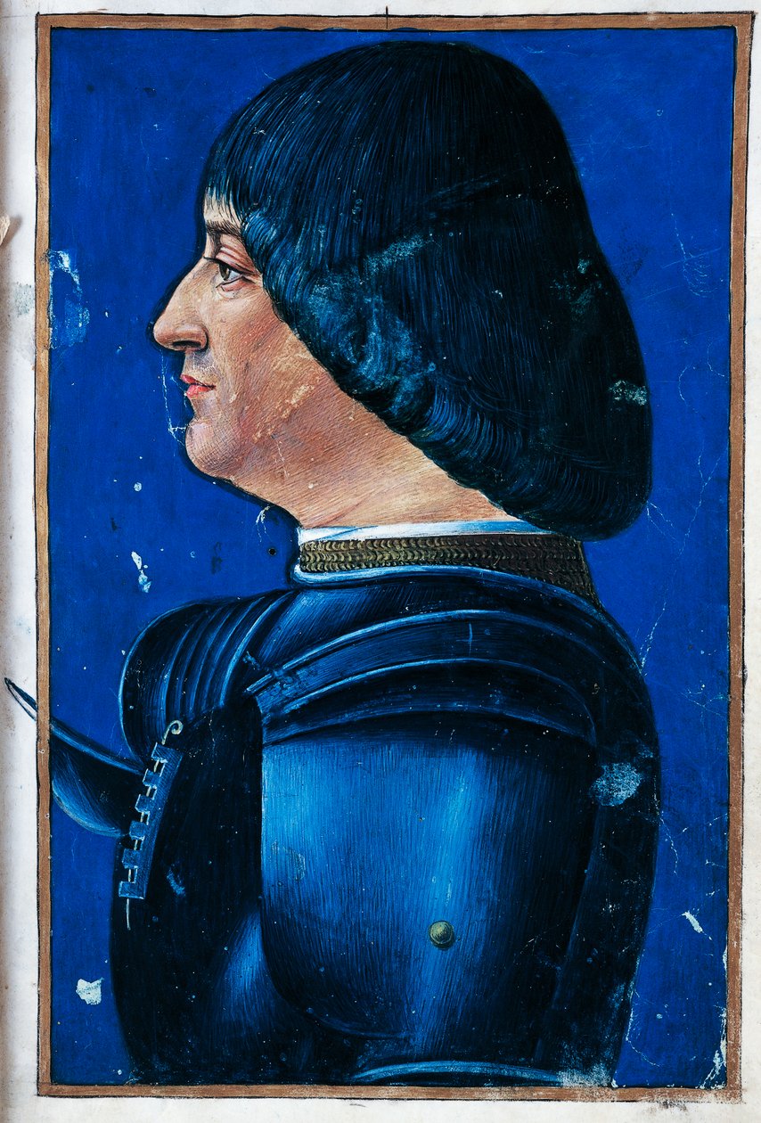 Ludovico Maria Sforza, Moro portréja (Vigevano alkotó: Giovanni Ambrogio de Predis
