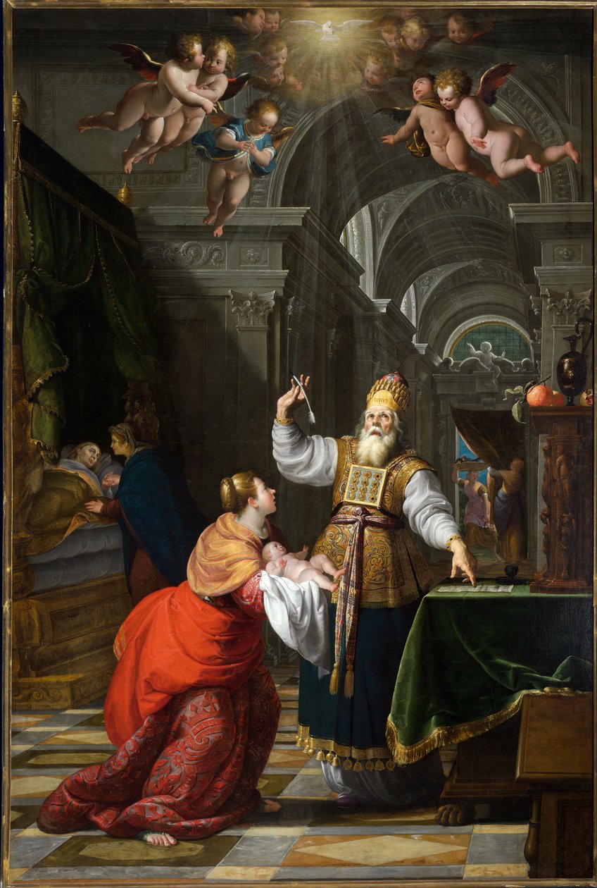 Keresztelő Szent János nevének diadala alkotó: Giovanni Andrea Ansaldo