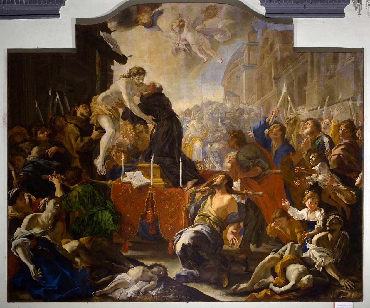 A keresztre feszített Jézus leválik a keresztről, 1690 körül (olaj, vászon) alkotó: Giovanni Andrea Carlone
