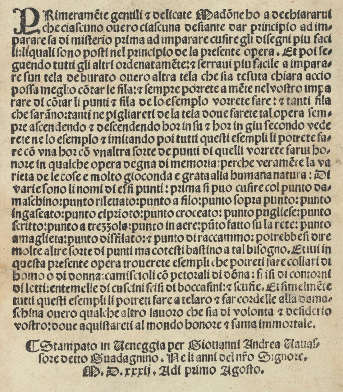 Példány Lauori ..., 14. oldal verso, 1532. augusztus 1. alkotó: Giovanni Andrea Vavassore