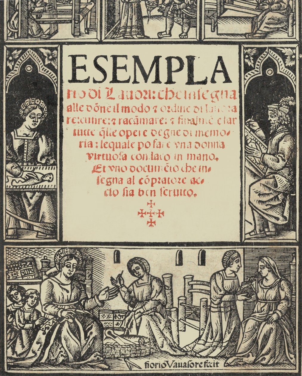 Lauori ... példánya, címlap recto, 1532. augusztus 1 alkotó: Giovanni Andrea Vavassore