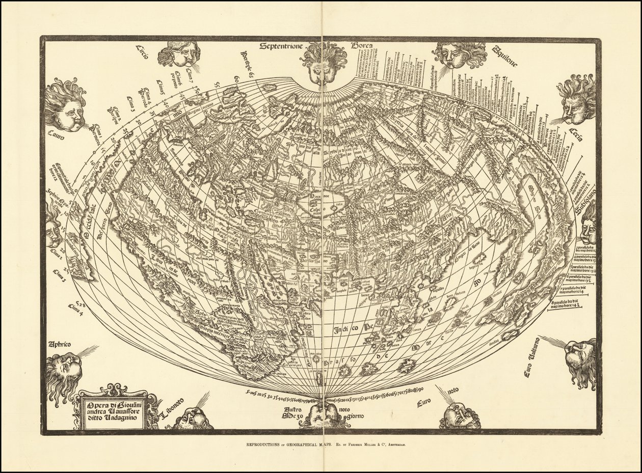 Giovanni Andrea Vavassore 1540-es világtérképe alkotó: Giovanni Andrea Vavassori