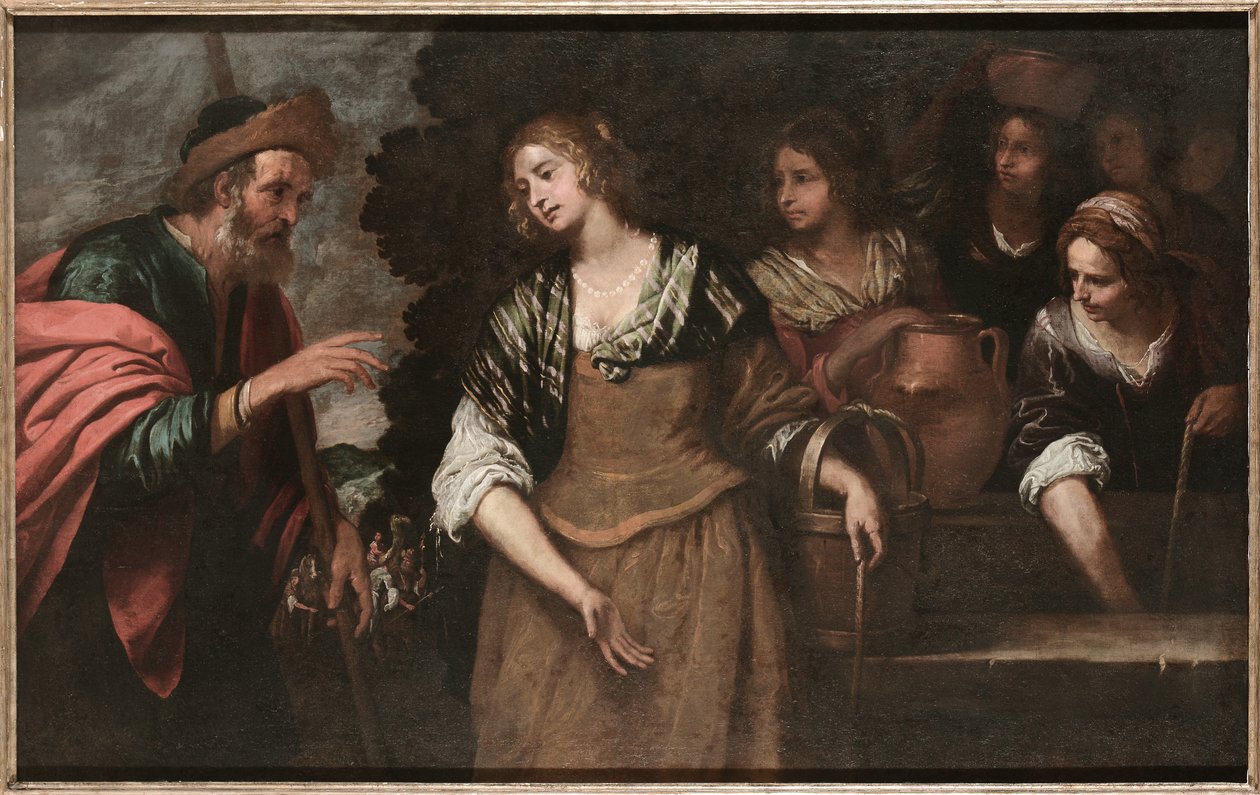 Rebecca a kútnál. alkotó: Giovanni Andrea de Ferrari