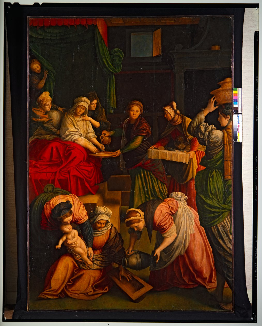 Krisztus a 100 Mária házában alkotó: Giovanni Andrea di Ferrari