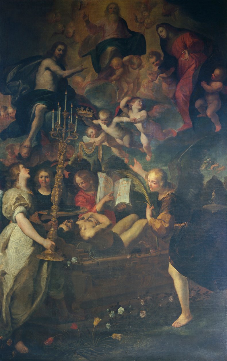 Az igazak halála, Giovanni Andrea De Ferrari (1598-1669) alkotó: Giovanni Andrea di Ferrari
