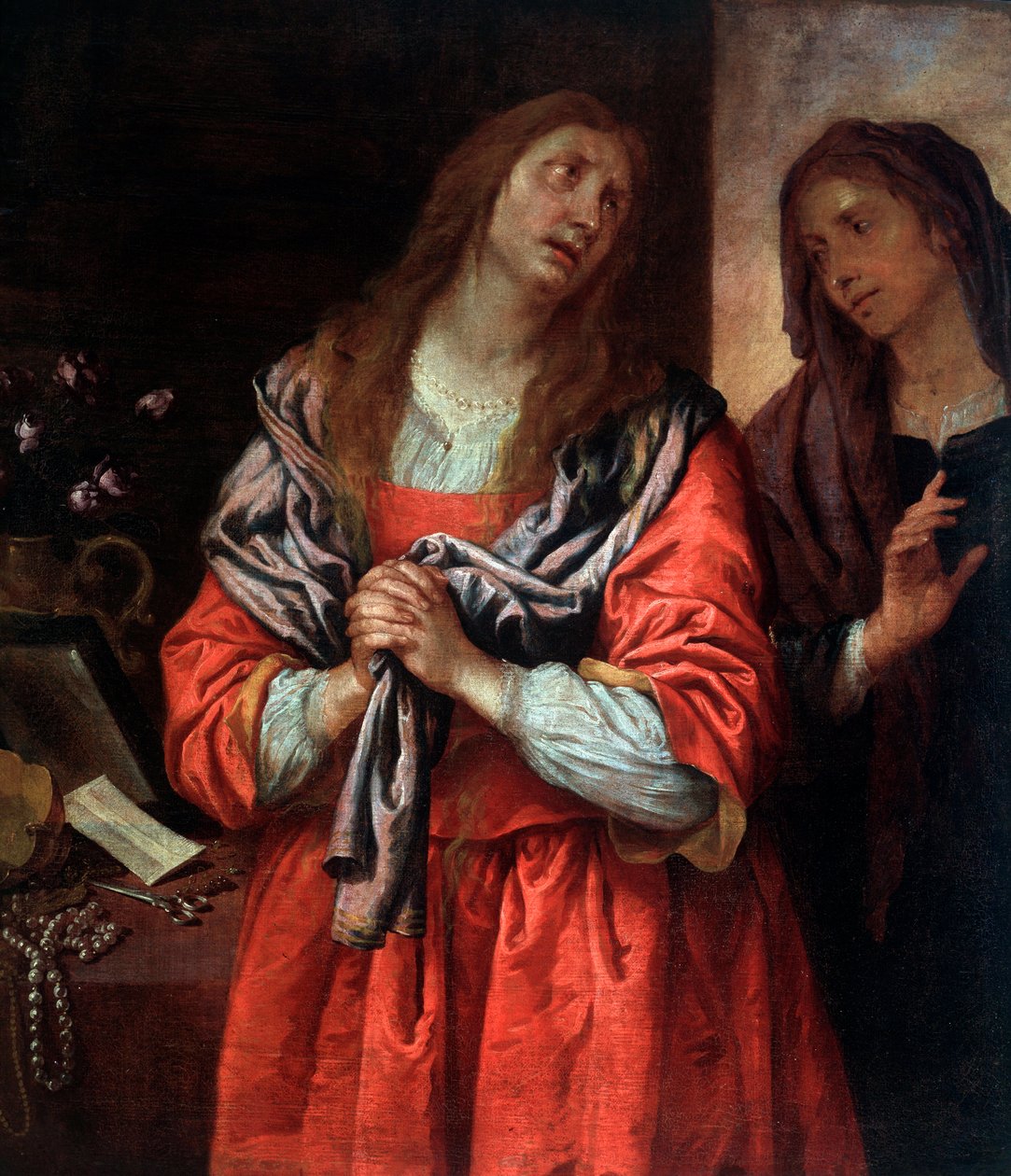 Mária és Márta (festmény, 1640 körül) alkotó: Giovanni Andrea di Ferrari