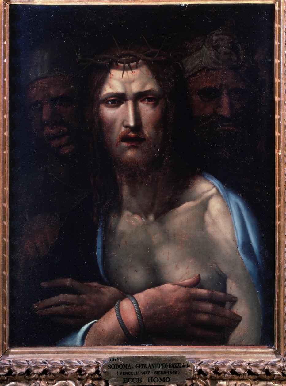 Ecce homo - olaj, fa alkotó: Giovanni Antonio Bazzi Sodoma