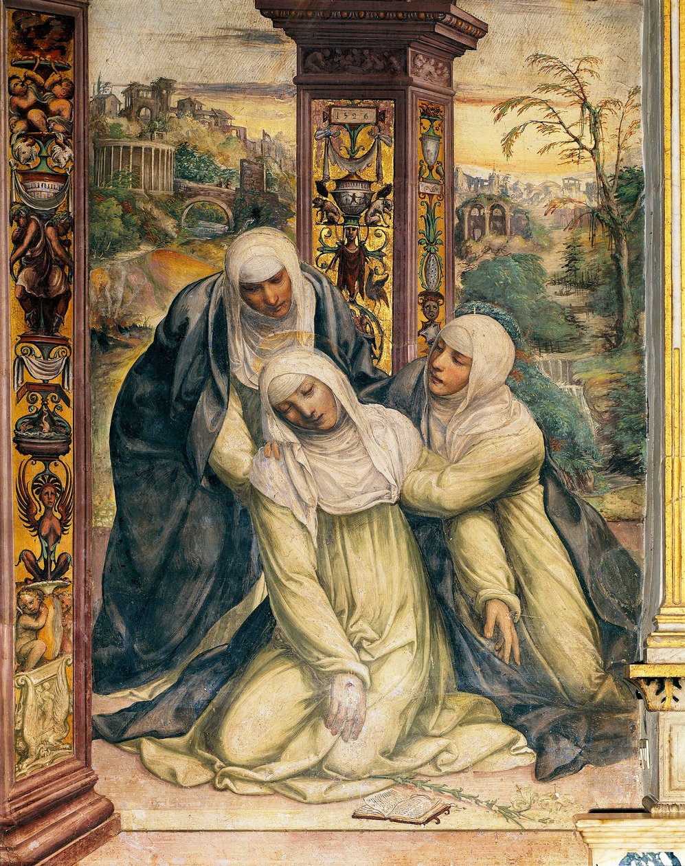 Sienai Szent Katalin extázisa (részlet) alkotó: Giovanni Antonio Bazzi Sodoma
