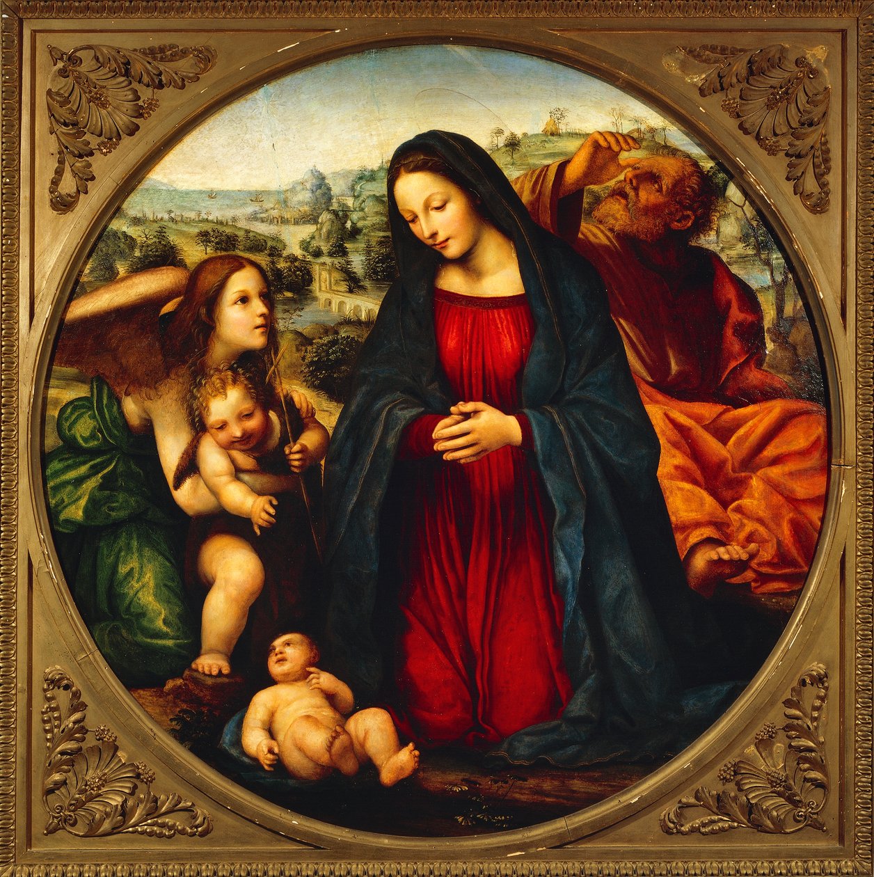 A Szent Család, Giovanni Antonio Bazzi, Sodoma néven ismert (1477-1549) alkotó: Giovanni Antonio Bazzi Sodoma