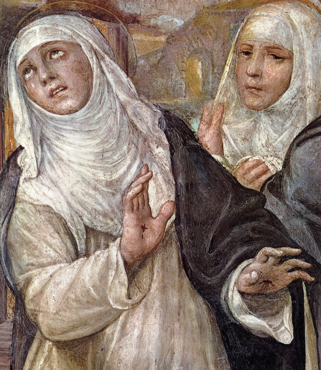 Szent Katalin extázisa, részlet, 1526 alkotó: Giovanni Antonio Bazzi Sodoma