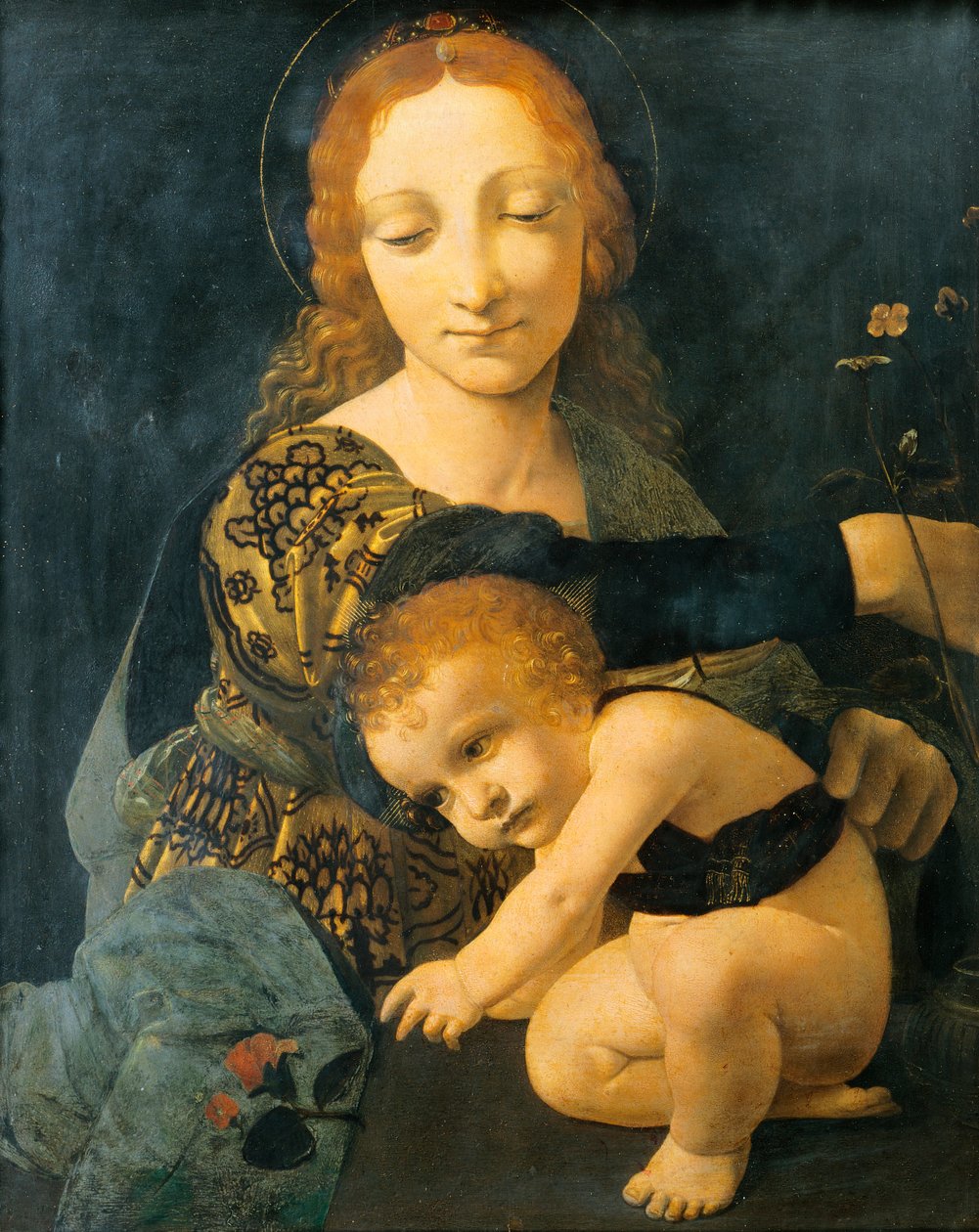 Madonna gyermekkel, Giovanni Antonio Boltraffio (1467-1516) alkotó: Giovanni Antonio Boltraffio