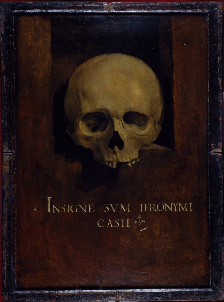 Memento Mori, 1500 körül (olaj, falemez) alkotó: Giovanni Antonio Boltraffio