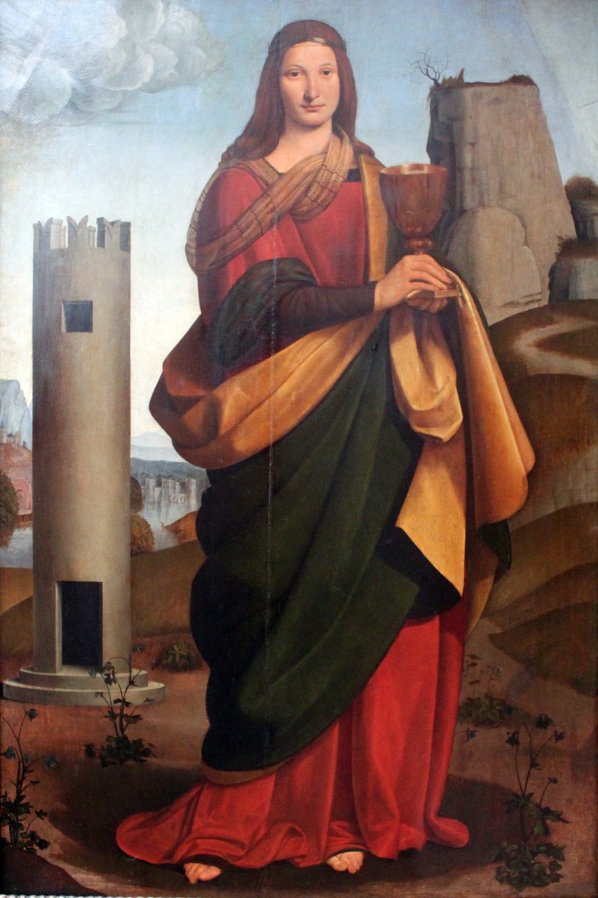 Szent Barbara alkotó: Giovanni Antonio Boltraffio