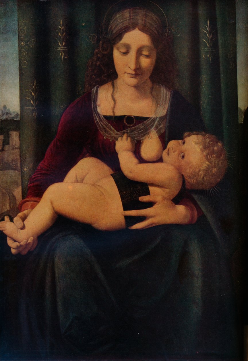 A Szűz és a Gyermek, c1493-9 alkotó: Giovanni Antonio Boltraffio