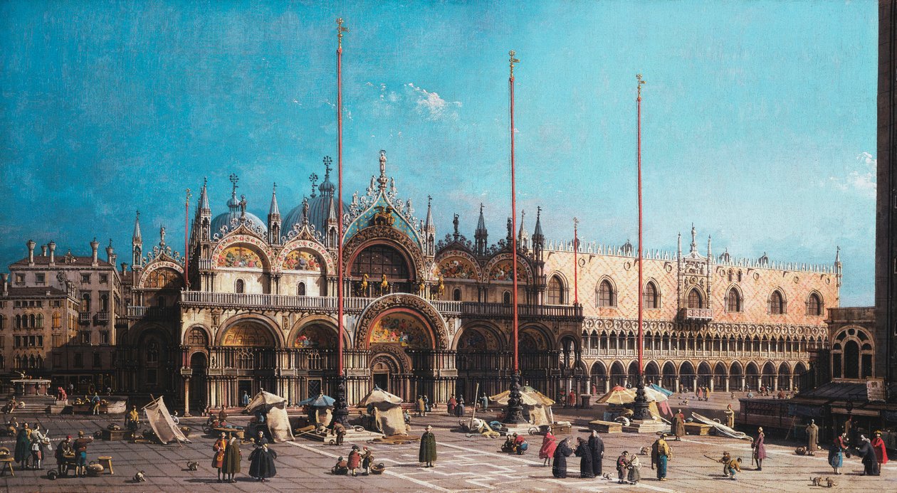 San Marco és a Dózse palota, Velence, alkotó: Giovanni Antonio Canal
