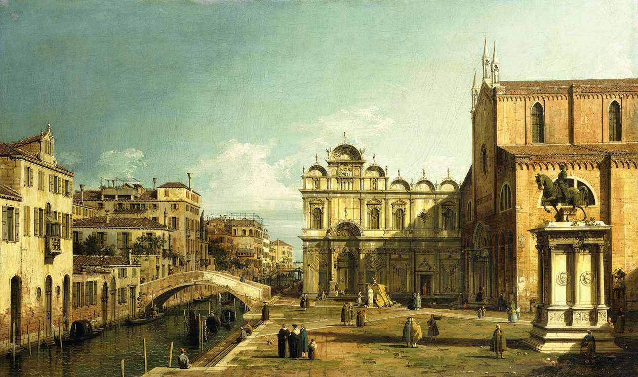 A Campo Santi Giovanni e Paolo, Velence, 1738-9 alkotó: Giovanni Antonio Canal