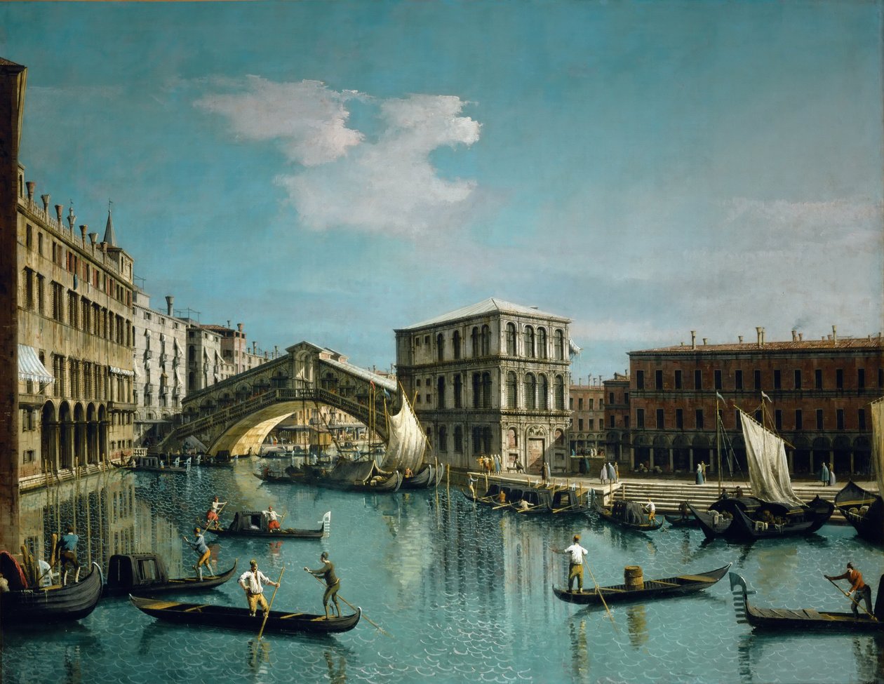 A Rialto híd alkotó: Giovanni Antonio Canal