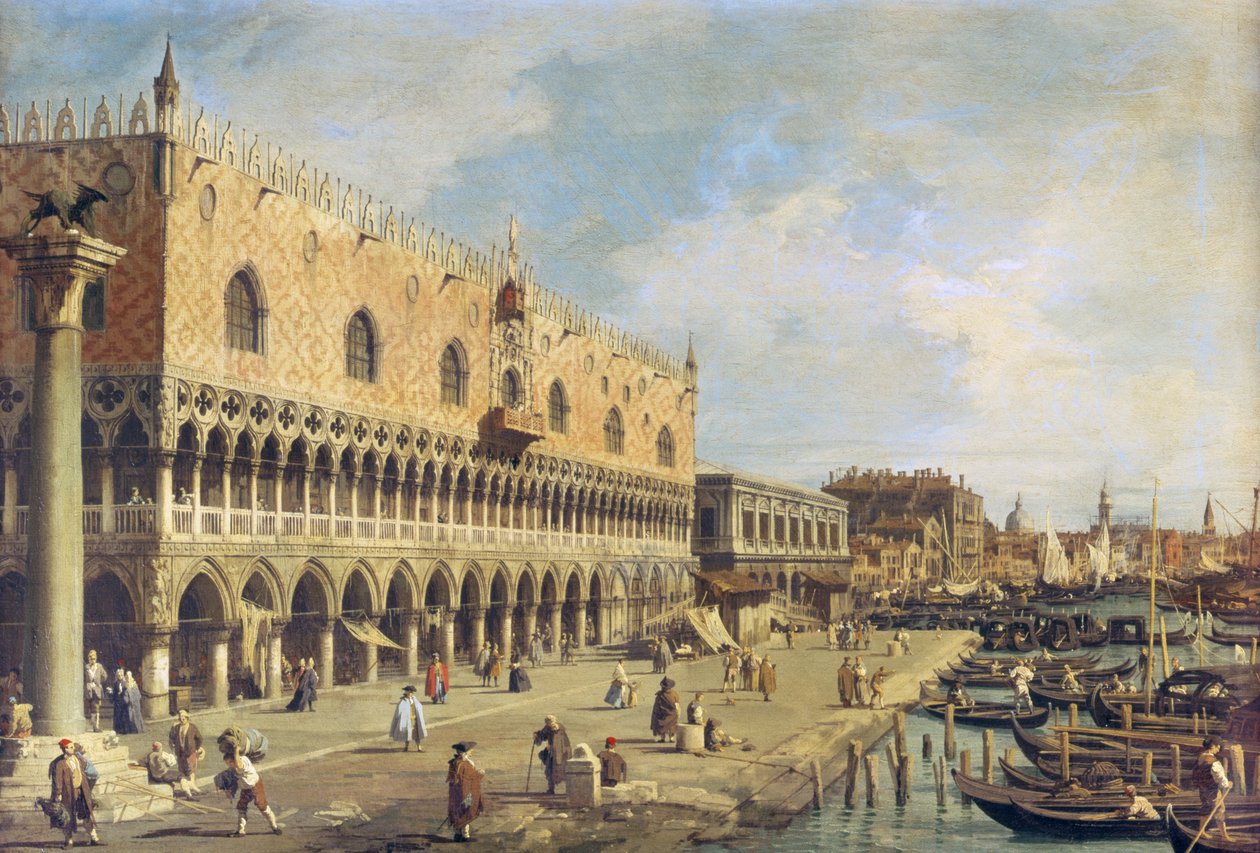 A Riva degli Schiavoni, Velence alkotó: Giovanni Antonio Canal